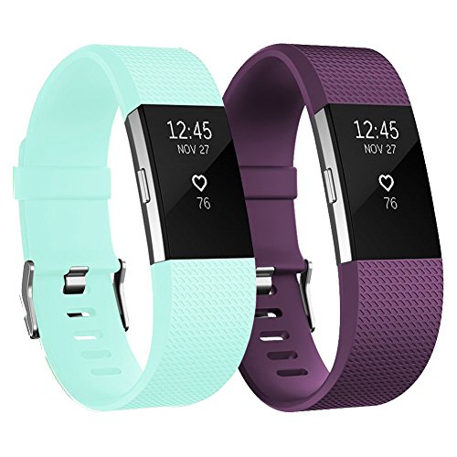 POY Fitbit Charge 2 Bands, Classic & Special Edition Replacement bands for Fitbit Charge 2, Large Small