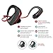Jarv Pure Fit Bluetooth 4.0 Wireless Sport Headphones/Ear Buds - Sweat and Water-Resistant, Ear Hook Design - Black