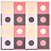 Tadpoles 16 Sq Ft Playmat Set, Pink/Brown