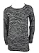 Ellen Tracy Womens Marled Knit Boat Neck Pullover Long Sleeved Sweater