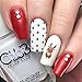 Christmas Holiday Assortment Water Slide Nail Art Decals - Salon Quality 5.5