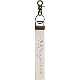 Faithworks Key Chain for Women - Inspirational Canvas Strap Wristlet Keychain with Snap Closure, 8.75" Long, Altogether Beautiful