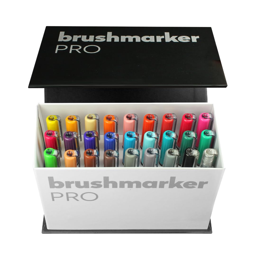 Karin Brushmarker PRO Mini Box 26 colours + 1 blender set, Assorted