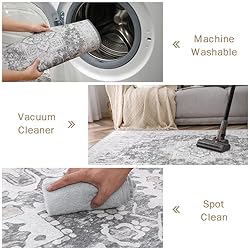 GENIMO Runner Rug 2x8 Non Slip Machine Washable