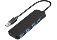 USB 3.0 Hub, VIENON 4-Port USB Hub USB Splitter USB Expander for Laptop, Xbox, Flash Drive, HDD, Console, Printer, Camera,Key