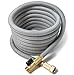 50 ft Expandable Garden Hose 5 piece BUNDLE. Strongest New 2017 TRIPLE Core Expanding Latex Technology, Brass Connectors. Includes Wall Mount, 7 pattern spray nozzle, storage bag, and 2-way Splitter.