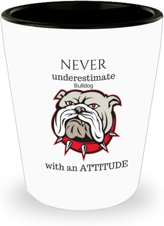 bulldog shot glasses