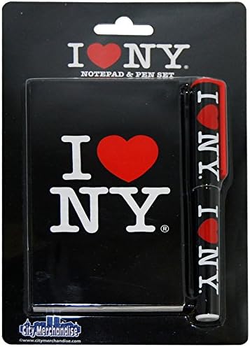 I Love New York Notebook and Pen Set (black)