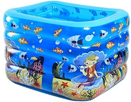 Hw bathtub Family Infant Inflatable Swimming Pool Material: Thicken Green PVC Size: Small: 1209575cm, Large: 1409575cm Bathtub (Color : Basic course, Size : 1209575cm)