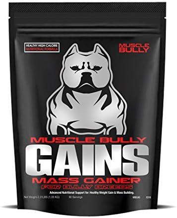 Muscle Bully Gains - Mass Weight Gainer for Bully Breeds (90 Serving) by Muscle Bully