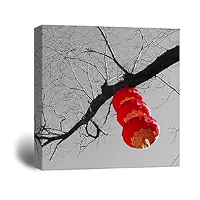 Canvas Prints Wall Art - Festival Lantern | Modern Wall Decor/Home Decoration Stretched Gallery Canvas Wrap Giclee Print. Ready to Hang - 12" x 12"