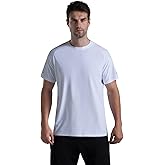 Men's Cooling Ice Silk Running Shirts Quick Dry Short Sleeve Athletic Gym T-Shirts UPF 50+ Outdoor Workout Tshirts