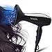 VASLON 1875W Lightweight Negative Ions Hair Blow Dryer with Concentrator Nozzle 2 Speed and 3 Heat Settings Cool shot button DC Motor