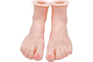 Silicone Lifesize Foot Model Female Mannequin Feet Model for Shop Retail Jewellery Sandals Shoe Socks Display Art Sketch