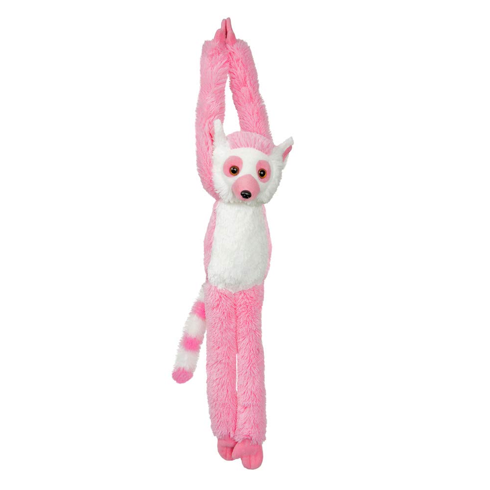Aurora, 61052, Hanging Lemur, 19In, Soft Toy, Pink