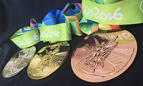 2016 Rio Olympic Souvenir Medals set : Gold, Silver, Bronze and ribbons