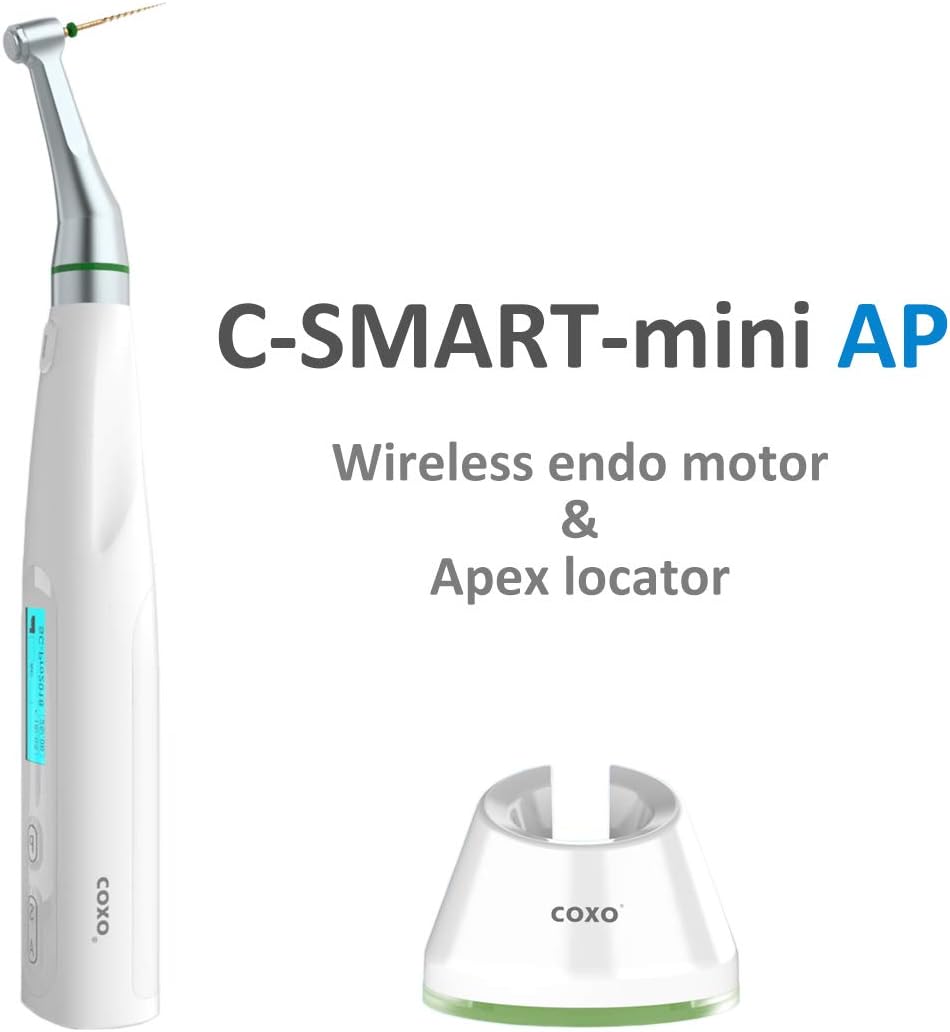 Two in one Coxo C-Smart Mini AP Endo Motor Wireless Apex Locator with Reciprocation System and Contactless Charging