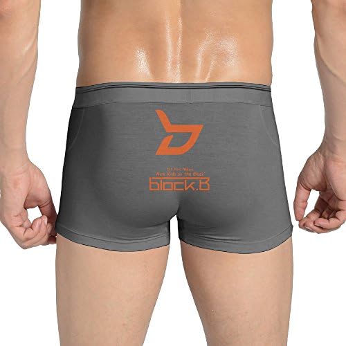 BlackPink Men's Team Block B Cotton Panties Knickers Ash XL
