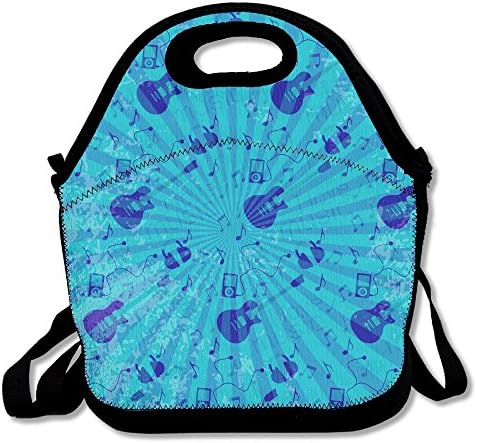 FutongHuaxia Music G Simple Outdoor Lunch Bag Lunch Box Thermal Insulated Tote Cooler Lunch Pouch Picnic Bag Lunch Tote, For School Work Office,gift For Women
