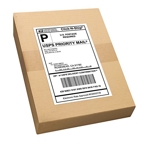 Avery Shipping Address Labels, Laser Printers, 1,000 Labels, Half Sheet Labels, Permanent Adhesive, TrueBlock (95900)