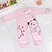FEITONG Baby Boy Girl Infant Romper Jumpsuit Bodysuit Cotton Clothes Outfit (Age:0-3Months, Pink)