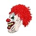 XIAO MO GU Latex Scary Devil Clown Mask For Halloween Party Cosplay Costumes Face Mask Adult
