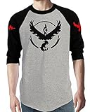 men's Long Sleeved Top Team Valor Team Instinct Team Mystic new style