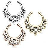 (3pcs) Tribal Swirls 5/16