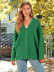 LILLUSORY Women's Cashmere Fall Cardigan 2024 Open