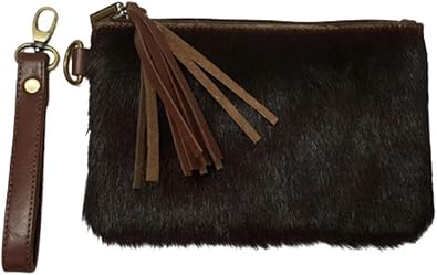 cow skin purse