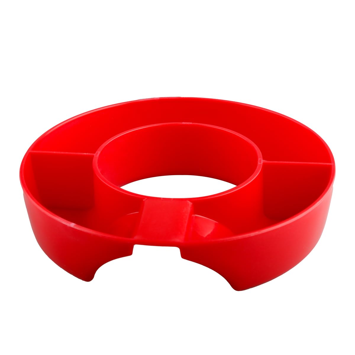 Thyonta Pop Stanley Cup Compartmentalized Fruit Snack Platter Tray, Reusable Storage with 4 Compartments, Movie Theater and Car Snack Tray