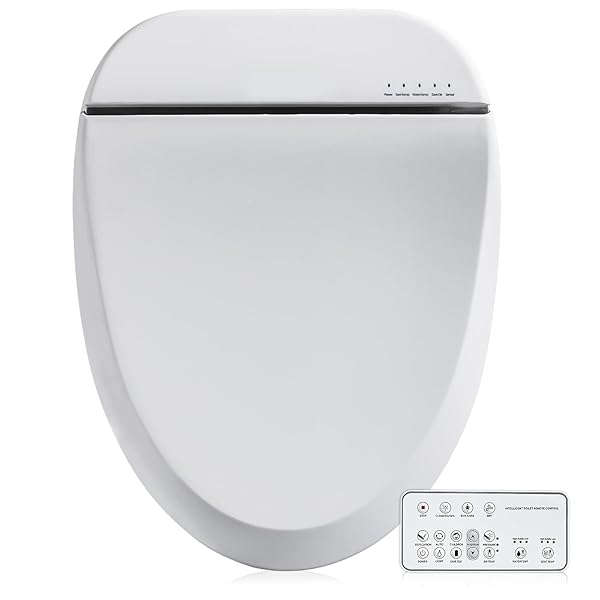 ZMJH BIDET TOILET SEAT, ELECTRIC SMART HEATED SEAT...