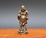 XOBULLO 4 cm Tibet Pure Bronze Copper Statue Lucky
