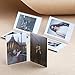 CAIUL Clear Acrylic Photo Frame Compatible with Fujifilm Instax Mini 8 8+ 9 70 7s 90 25 26 50s, Instax SP-2, Polaroid PIC-300 Z2300 Film, V Model, Set of 3