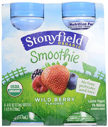 Stonyfield Organic Wild Berry Smoothie - Image 8