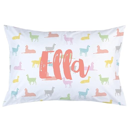 Amazon Com Carousel Designs Personalized Custom Colorful Llamas
