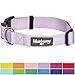Blueberry Pet Essentials Medium Dog Collar in Lavender | Adjustable & Eco-Friendly Durable Nylon Strap | Classic Collar for Medium Dogs, Boy & Girl Pets