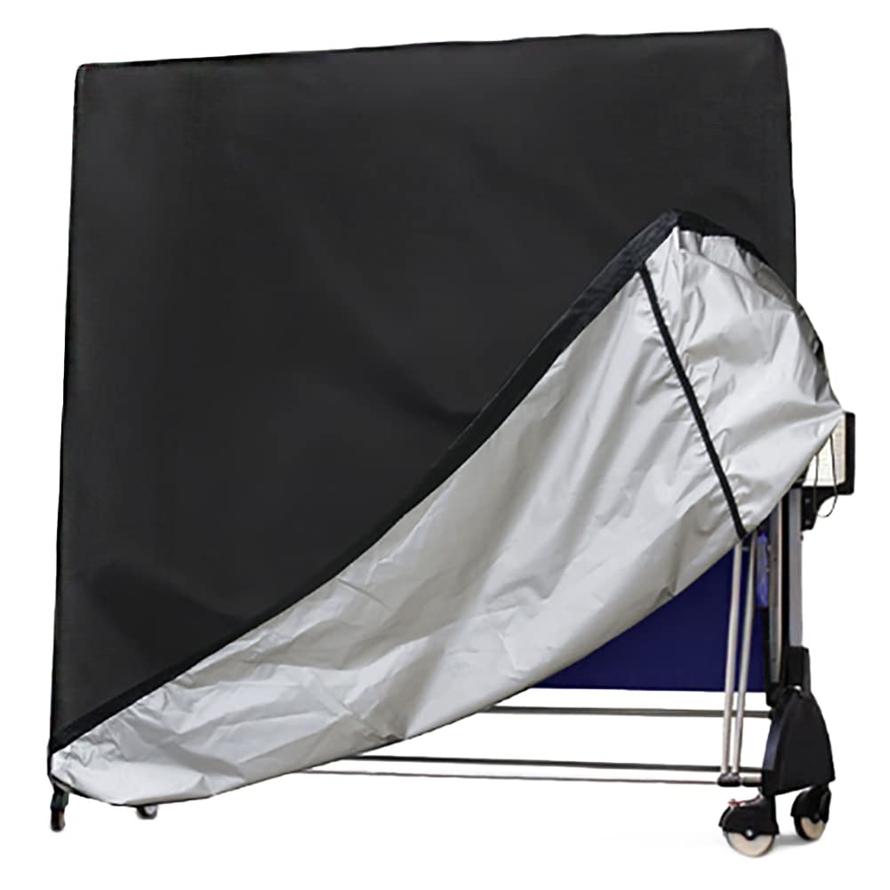 Gicov Table Tennis Cover Outdoor Waterproof Heavy Duty Indoor Ping Pong Table Cover All Weather Protection for Folding Table Tennis Table Extra Large Patio Furniture Accessories
