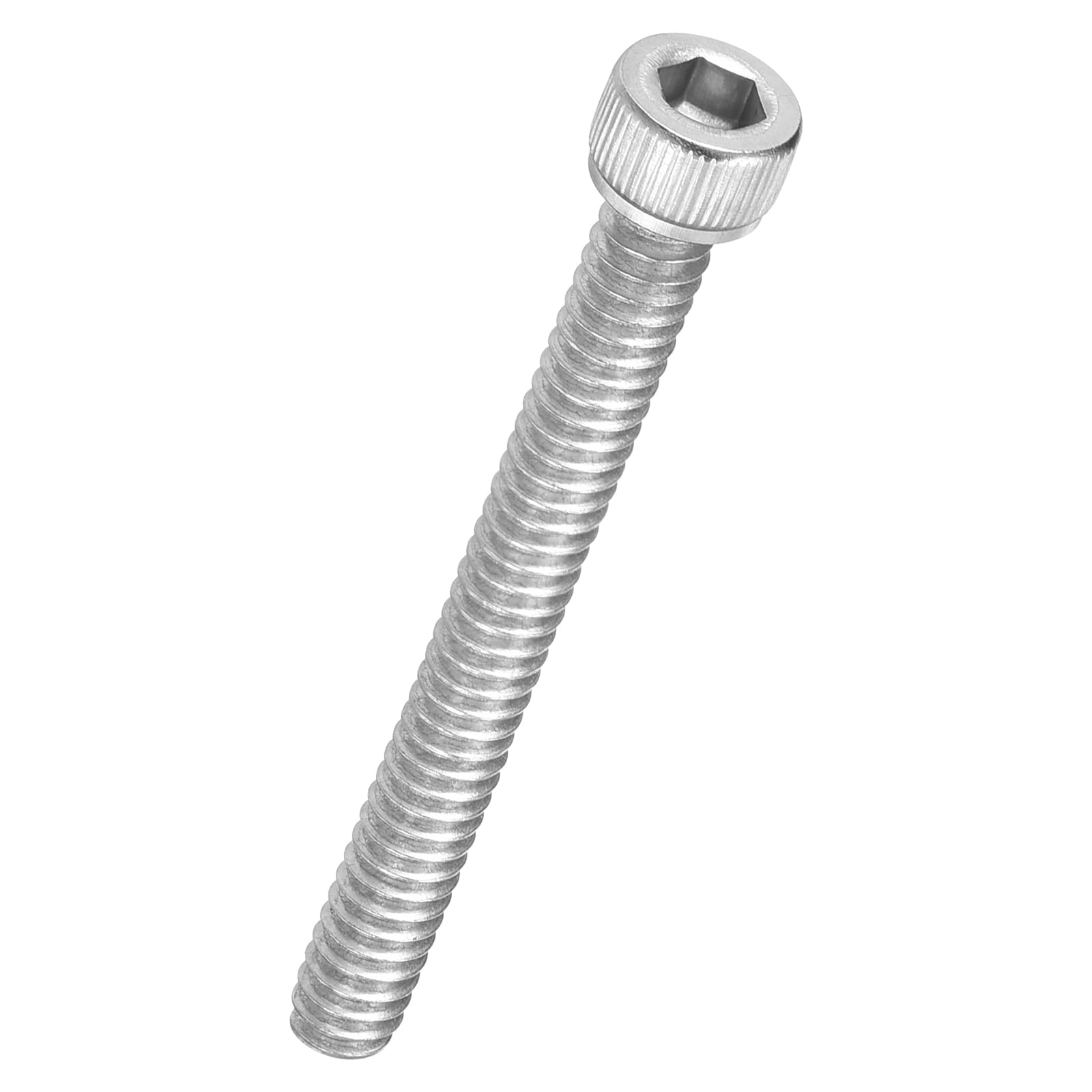 Kozelo 30pcs Socket Head Cap Screws - [#10-24 x 1-3/4"] UNC 304 Stainless Steel Allen Socket Drive for Electrical Motor 3D Printing Fan Engine Replacement Use, Silver — image 1