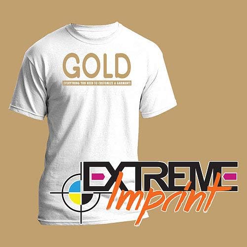 Extreme Film Iron On Heat Transfer Vinyl - Crafters 1 Yard Roll (12" x 36") (Gold)