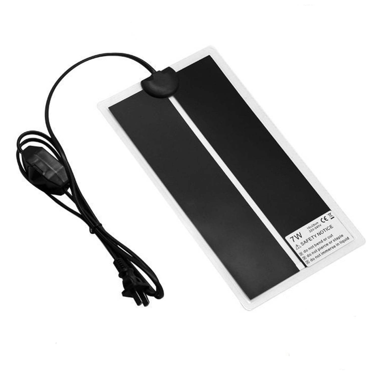 SIGANDG Reptile Vivarium Heat Mats Pets Heating Pad adjustable temperature Removable Terrarium Heat Mats Suitable for lizards, turtles, scorpions, geckos and other amphibians(7W 14 * 28 cm)