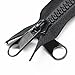 YaHoGa #10 72 Inch Separating Large Plastic Zippers Black Tape with Double Pull Tab Slider Heavy Duty Zippers for Sewing, Sleeping Bag, Boat, Canvas, Cover, Trampoline, Dog Bed, Tent (72