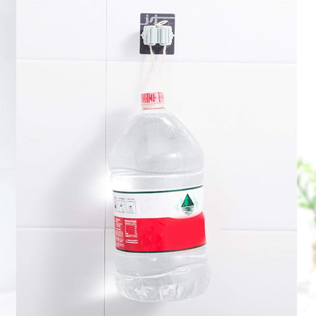 Acret Broom Mop Holder, Wall Mounted Storage Mop Hanger Clip