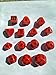 Orange - 14 Unusual Dice Set Approved for Use with Dungeon Crawl Classics