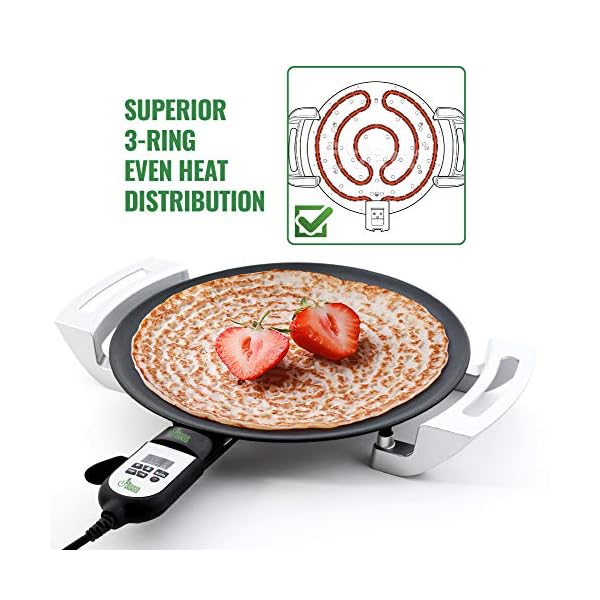 Addis Griddle (Mitad/Mogogo) 16 inch Digital Electric Griddle for