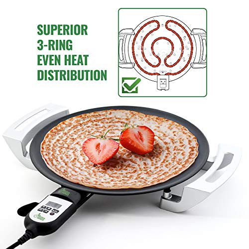 Addis Griddle (Mitad/Mogogo) 16 inch Digital Electric Griddle for