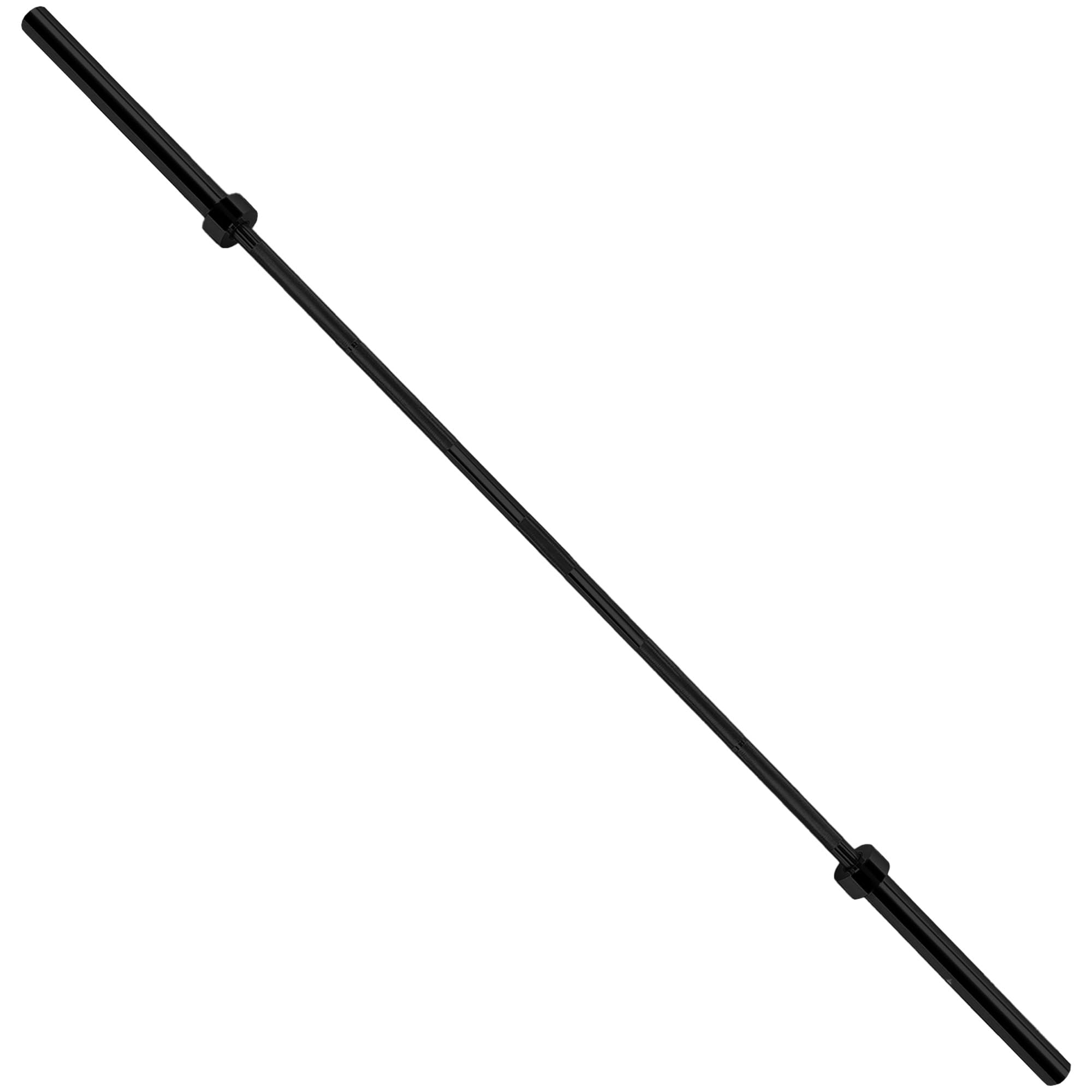 Photo 1 of Fitvids Olympic Barbell Bar for Power Lifting and Weightlifting, 700 Pound Capacity, 2 Inch Diameter, 7FT Black