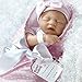 Paradise Galleries Reborn Baby Doll in Silicone Vinyl, 17.5 Inch Sleeping Newborn Girl Baby Bundles: I Love Naps, 7-Piece Ensemble