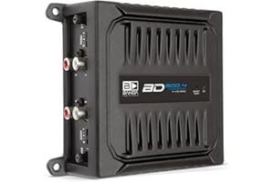 Banda Audioparts BD800.42OHM 800 Watts 4 Channel 2 Ohm Full Range Car Audio Amplfier 4 x 200 Watt Rms 4 Ohms Bridged - Black