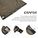CAMTOA Outdoor Camping Sleeping Bag,Ultra-light Envelope Sleeping Bag for Travel Hiking - Spring, Summer & Fall Waterproof Sleeping Bag (Army green)